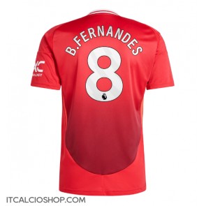 Manchester United Bruno Fernandes #8 Prima Maglia 2024-25 Manica Corta